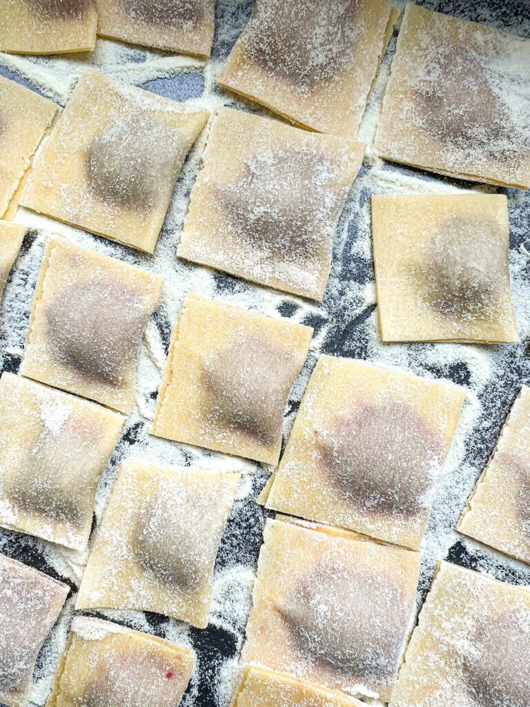 Zelfgemaakte ravioli recept